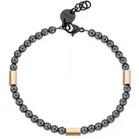 S`Agapõ Braccialetto Perline Ematite Riot Srt13 — Braccialetto