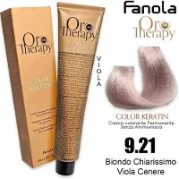 Fanola Oro Therapy Color Keratin 9,21 100 ml — Tintura per Capelli