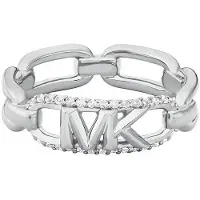 Michael Kors Anello in Argento con Zirconi Mkc1658cz040 52 mm — Anello
