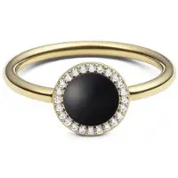 Daniel Wellington Anello Audrey Agata Nera Circuito 54 mm — Anello