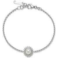 Brosway Braccialetto argento Infinite bianco perla Fancy FIW138 — Braccialetto