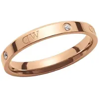 Daniel Wellington Anello bronzo con cristalli Classic Lumine DW004002 circuito 70 mm — Anello
