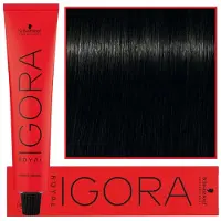 Schwarzkopf Professional Igora Royal 1-0 Nero naturale 60 ml — Tinta permanente