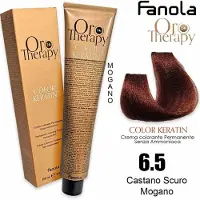 Fanola Oro Therapy Color Cheratina 6.5 100 ml — Tinta capelli