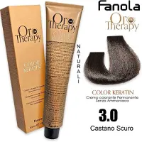 Fanola Oro Therapy Color Keratin Oil Pure 3.0 100 ml — Olio capelli