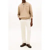 Tommy Hilfiger Modern Agraphic Half Zip Coastal Taupe Taglia: S | Maglioni a maglia Outlet | Uomo | Nero