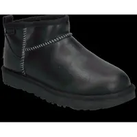 Ugg Stivaletti W CLASSIC ULTRA MINI LTHR donne - Nero - 37