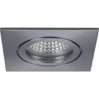 Brumberg Faretto da incasso a LED 230 V 3000 K in acciaio inossidabile - Downlight 1x6 W LED non sostituibile 38376423