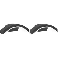 vidaXL Luci da parete per esterni a LED 2 pezzi in alluminio pressofuso nero