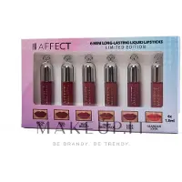 Affect 6 Mini Set Rossetto Liquido 6× 1,8 ml — Rossetto