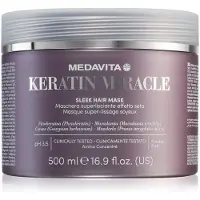 Medavita Keratin Miracle Sleek Maschera Lisciante Idratante 500 ml — Maschera Capelli