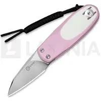 CIVIVI Coltello pieghevole Purr, Powder Pink & White G-10, Satin