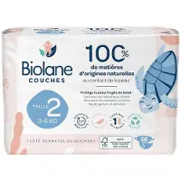 Biolane Pannolini Ecologici Misura 2 3-6 kg 28 pezzi — Pannolini