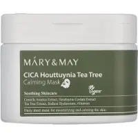 MARY & MAY Maschera Viso Lenitiva Cica Houttuynia Tea Tree 30 Pezzi — Maschera viso