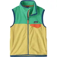 Patagonia Kid's Micro D Snap-T Vest Gilet in pile Bambini (XXL, beige)