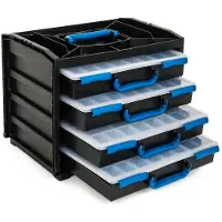 HBM Scatola di assortimento portatile da 5 pezzi, custodia per assortimento Deluxe
