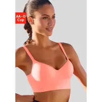 LASCANA Reggiseno sportivo arancione neon