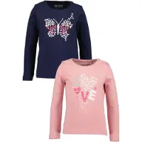 Blue Seven Maglietta marino / rosa / rosa / bianco