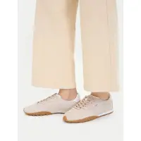 HOFF unisex. 22561018 Sneakers Bridge in pelle beige (37), Basso, Stringhe, Casual