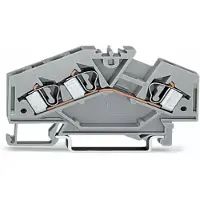 Wago Morsetto passante grigio 0,08-4 mm² - Morsettiera di alimentazione 6 mm 32 A 281-631
