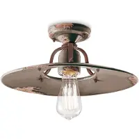 FERROLUCE Plafoniera vintage C1445 tortora 40 cm