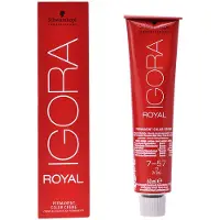 Schwarzkopf Professional Igora Royal 7-57 Biondo Medio Dorato Rame 60ml — Tinta permanente