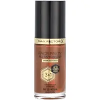 Max Factor Facefinity All Day Flawless 3 in 1 Fondotinta 100-Cacao 30 ml — Fondotinta