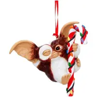 Nemesis Now Decorazione Natalizia Gizmo Festive Candy Cane