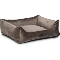 Designed By Lotte Progettato da Lotte: lettino ortopedico per cani Soft Essence color moka, dimensioni: 80 x 70 cm