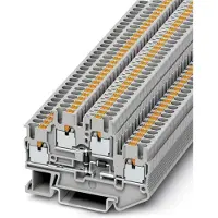 Phoenix Contact , morsetto a due file con diodi integrati, modello PTTB 2,5-DIO/O-UL, dotato di due diodi, con connessione a molla e tensione nominale
