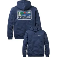 Passenger - Felpa con cappuccio in cotone riciclato - Roamer Hoodie Rich Navy per Uomo in Cotone - Taglia M - Blu navy