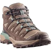 Salomon - Scarpe escursionismo in giornata in GORE-TEX - X Ultra 360 Ltr Mid GTX W Dsrtan per Donne in Pelle - Taglia 41 1/3 - Marrone