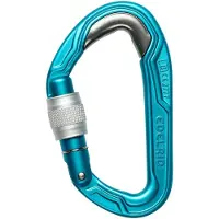 Edelrid Bulletproof Screw II Moschettoni a ghiera turchese