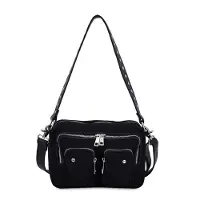 Núnoo Ellie Recycled Canvas Black Taglia: OS | Borse a tracolla Outlet | Donna | Nero