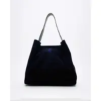 Núnoo Chiara Suede Black W. Gold Taglia: OS | Borse a mano Outlet | Donna | Nero