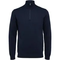 Selected Pullover A Maglia Uomini Blu L