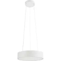 Beneito Faure Plafoniera Sospesa TOT 40W 450mm 115º Tuya CCT 2600K-4000K dimmerabile Bianco Opaco - Illuminazione Smart Design Moderno