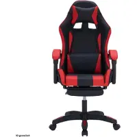 HTI Sedia da gaming Krit Eco Nero-Rosso