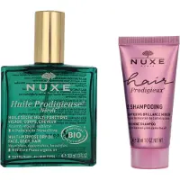 Nuxe Prodigieux Neroli Olio Secco Multiuso 100 ml + Shampoo Alta Lucentezza 30 ml — Kit olio e shampoo