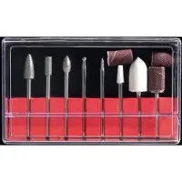 Peggy Sage Set frese diamantate per manicure, 8 pz.