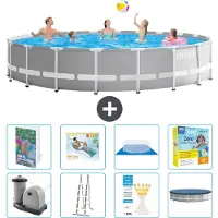 Intex Struttura per piscina a forma di prisma - 610x132 cm - composta da 7 elementi - modello S639