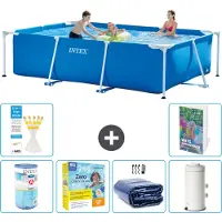 Intex Piscina fuori terra rettangolare - 300x200x75 cm - composta da 5 elementi, modello S65