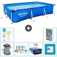 Bestway Steel Pro, piscina rettangolare - 300x201x66 cm - composta da 5 parti, modello S188