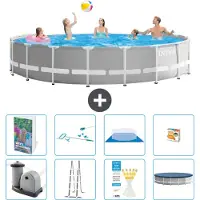 Intex Struttura per piscina a forma di prisma - 549x122 cm - composta da 7 elementi - modello S647