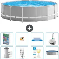 Intex Struttura per piscina a forma di prisma - 457x122 cm - composta da 7 elementi - modello S590