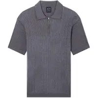 Armani Exchange per uomo. XM002438AF22249U8144 Polo Classic grigio (XL), Casual, Cotone, Manica corta