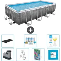 Bestway Power Steel, piscina rettangolare - 549x274x122 cm - 6 pezzi, modello S536