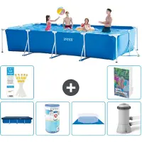 Intex Piscina fuori terra rettangolare - 450x220x84 cm - composta da 5 elementi - modello S167