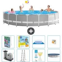 Intex Struttura per piscina a forma di prisma - 549x122 cm - composta da 7 elementi - modello S529