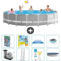 Intex Struttura per piscina a forma di prisma - 549x122 cm - composta da 7 elementi - modello S526